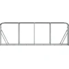 Polttopuuteline antrasiitti 300x45x100 cm galvanoitu teräs*FinePRICE Discount