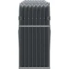 Discount Polttopuuteline antrasiitti 234x45x100 cm galvanoitu teräs Polttopuutelineet