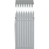 Polttopuuteline hopea 80x45x120 cm galvanoitu teräs*FinePRICE Sale