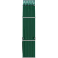 Sale Polttopuuteline vihreä 120x45x210 cm galvanoitu teräs Polttopuutelineet