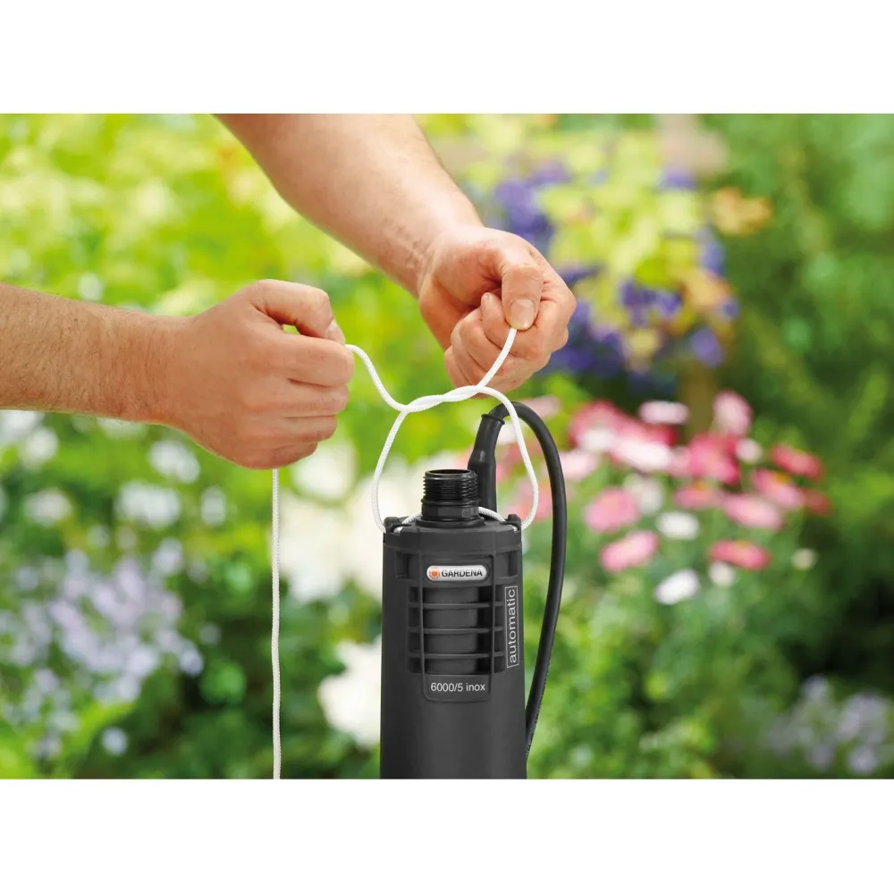 Porakaivopumppu Deep Well Pump 6000/5 Inox Auto*Gardena