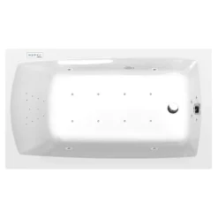 Poreamme Lily Highline Hydro-Air, 1200x700x390mm, 150l, valkoinen*Interia