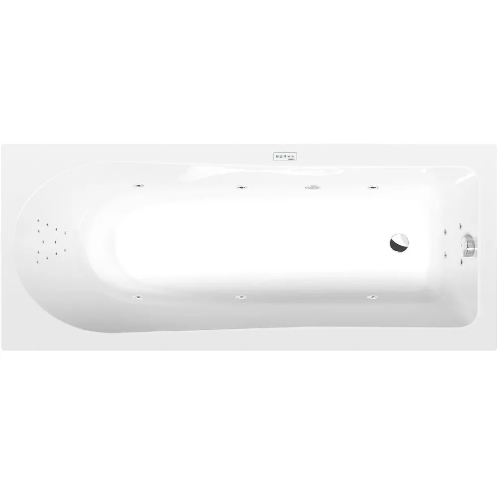 Poreamme Lisa Highline Hydro, 1700x700x470mm, 250l, valkoinen*Interia Best