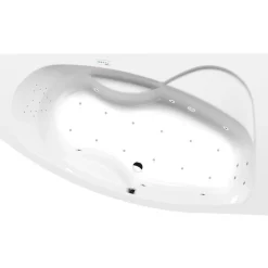 Poreamme Mamba Highline Hydro-Air, 1600x950x440mm, oikea, 235l, valkoinen*Interia Online