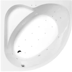 Poreamme Sirius Active Hydro-Air, 1300x1300x430mm, 265l, valkoinen*Interia