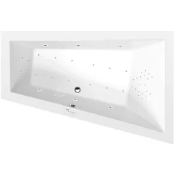 Poreamme Triangl Highline Hydro-Air, 1800x1200x500mm, oikea, 350l, valkoinen*Interia Outlet