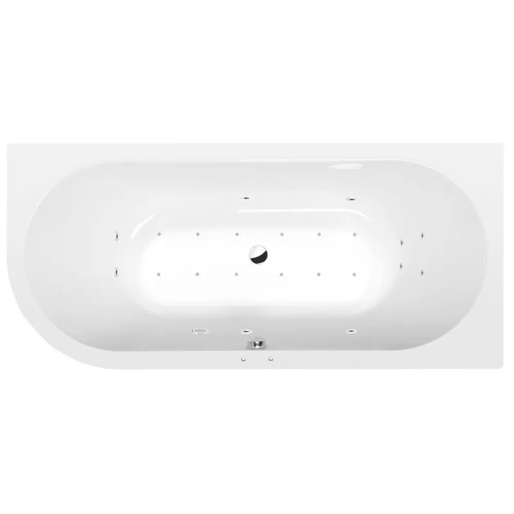 Outlet Poreamme Viva Active Hydro-Air, 1750x800x470mm, oikea, 235l, valkoinen Poreammeet