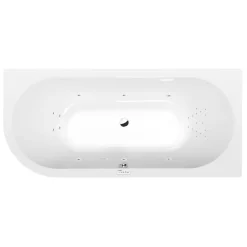 Poreamme Viva Highline Hydro, 1850x800x470mm, oikea, 267l, valkoinen*Interia Online