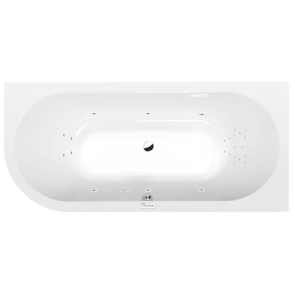 Poreamme Viva Highline Hydro, 1850x800x470mm, oikea, 267l, valkoinen*Interia Online