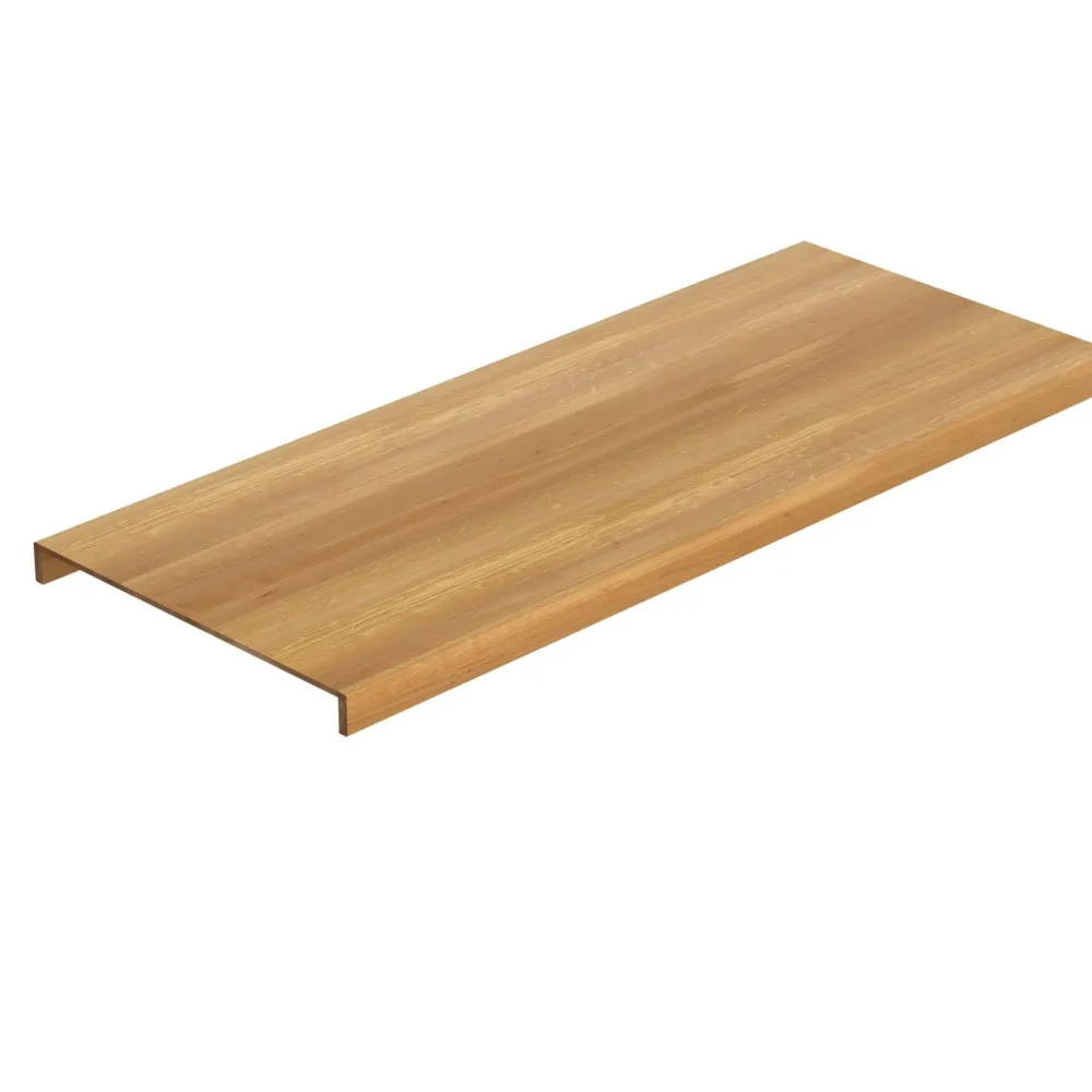 Porrasaskelma Premium 590mm kaksoisaskelma tammi öljytty eri leveyksiä*Lundbergs Clearance