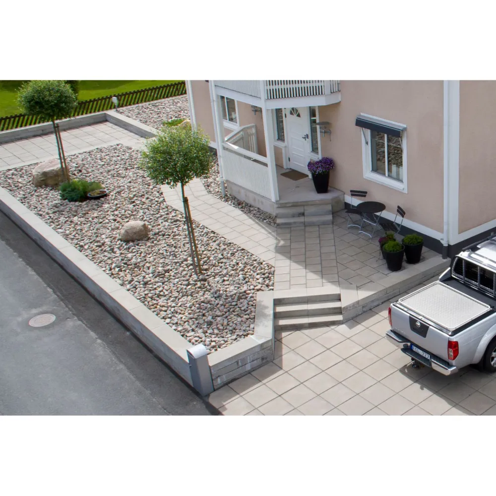 Porraskivi 1050x350x150 mm harmaa*Benders Clearance