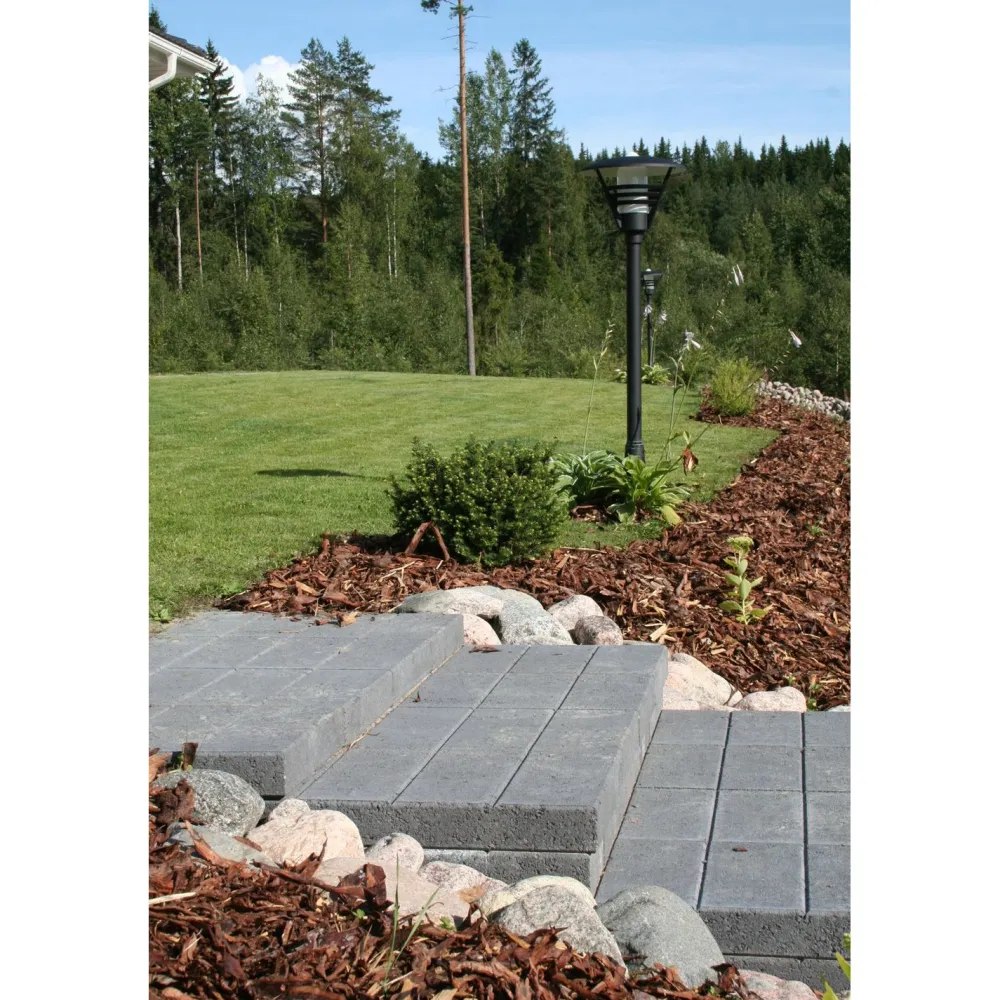 Clearance Porraslaatta 600x300x65 mm musta Porraskivet