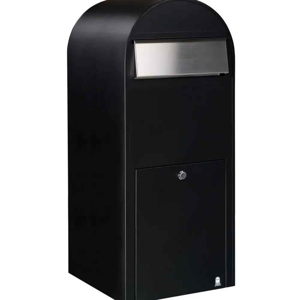 Discount Postilaatikko Jumbo 80x32x35 cm musta RAL9005 rst-luukku Kiinteistön Hoito Ja Varusteet