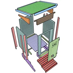 Discount PremiumPuucee-paketti VOL1.1. 1.5m², sis. Miljöökoriste Puucee ja Kompostikäymälä Eco Kompostikäymälät|Puuceet Ja Ulkohuussit