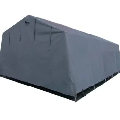 Pressutalli 6x3,2x1,9m 500g/m2 harmaa*Prohall