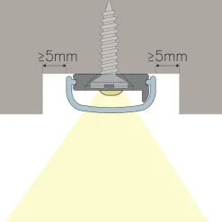Profiili LED-nauhalle Art Slim 2m alumiini*Hide-a-lite Discount