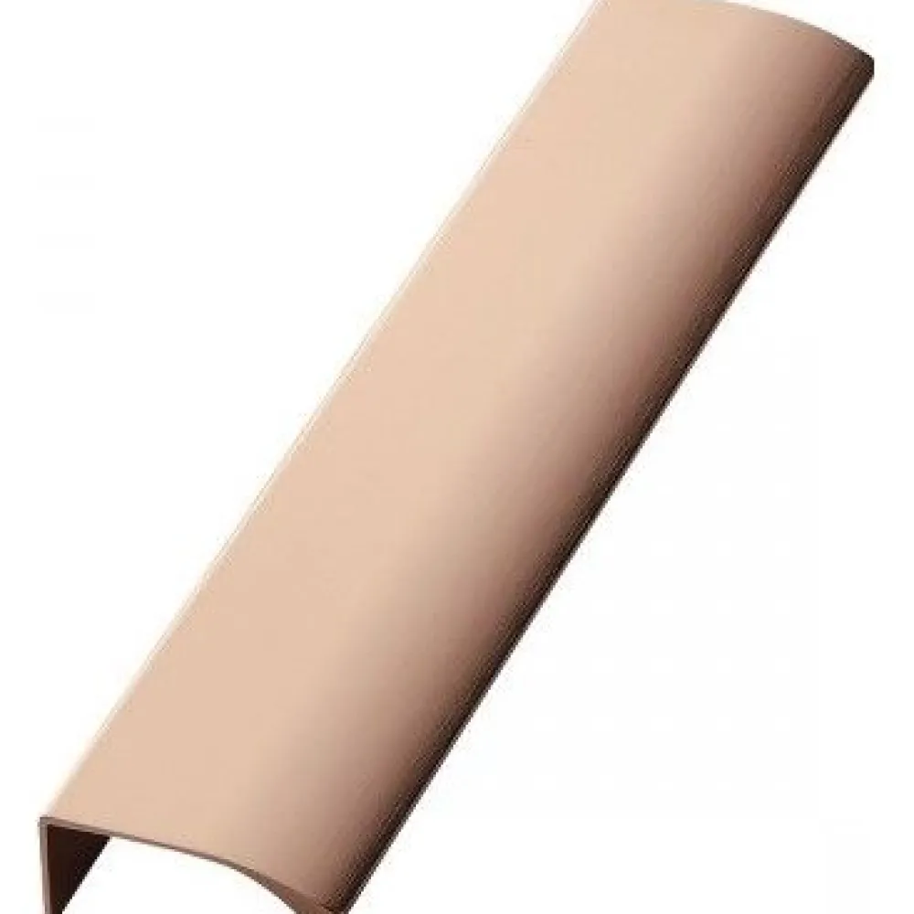 Profiilivedin Edge Straight 200mm harjattu kupari*Beslag Design Best