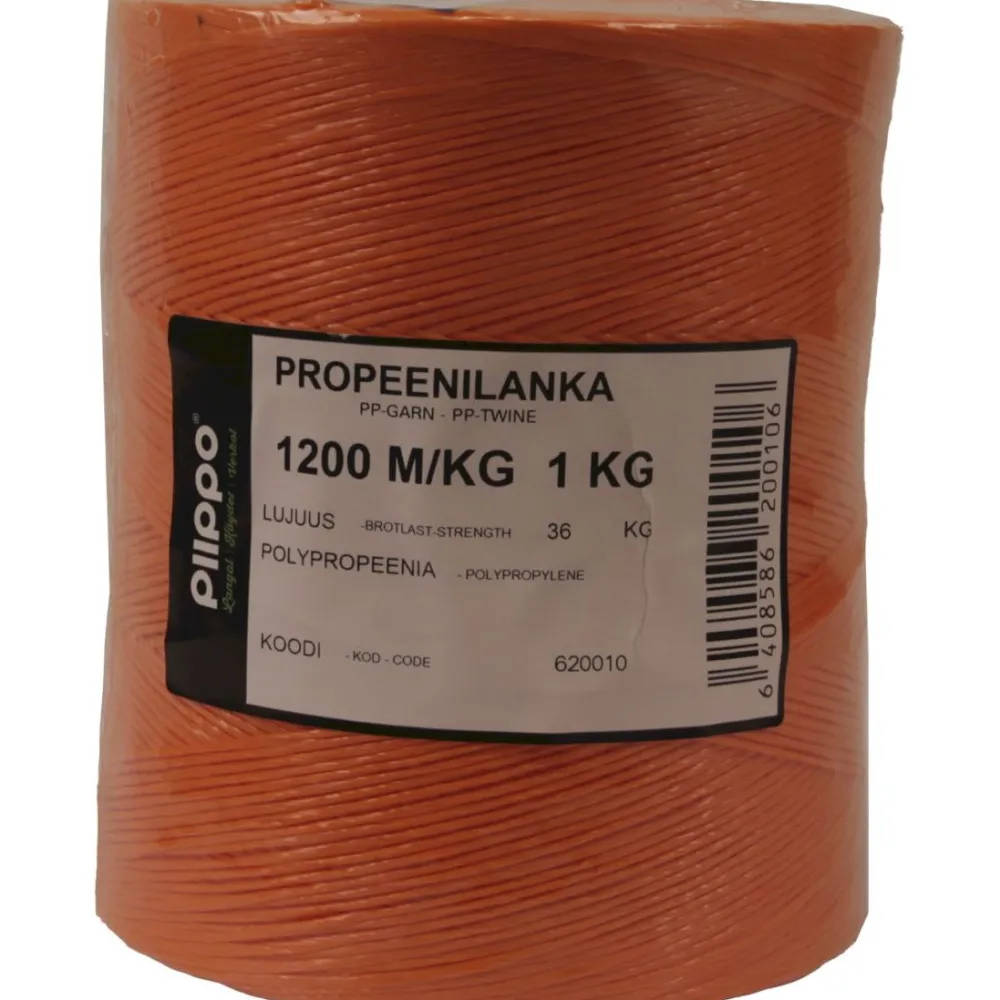 Outlet Propeenilanka 1200m 1kg oranssi Pienrauta