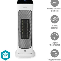 Outlet Puhallinlämmitin HTFA20WTW SmartLife Wi-Fi 2000W valkoinen Lämpöpatterit