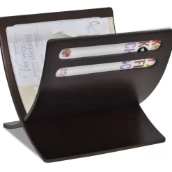 Puinen lehtiteline ruskea*FinePRICE Outlet