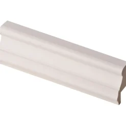 Puolipaneelilista 23x40x2700mm mänty valkoinen Reunalistat|Peitelistat