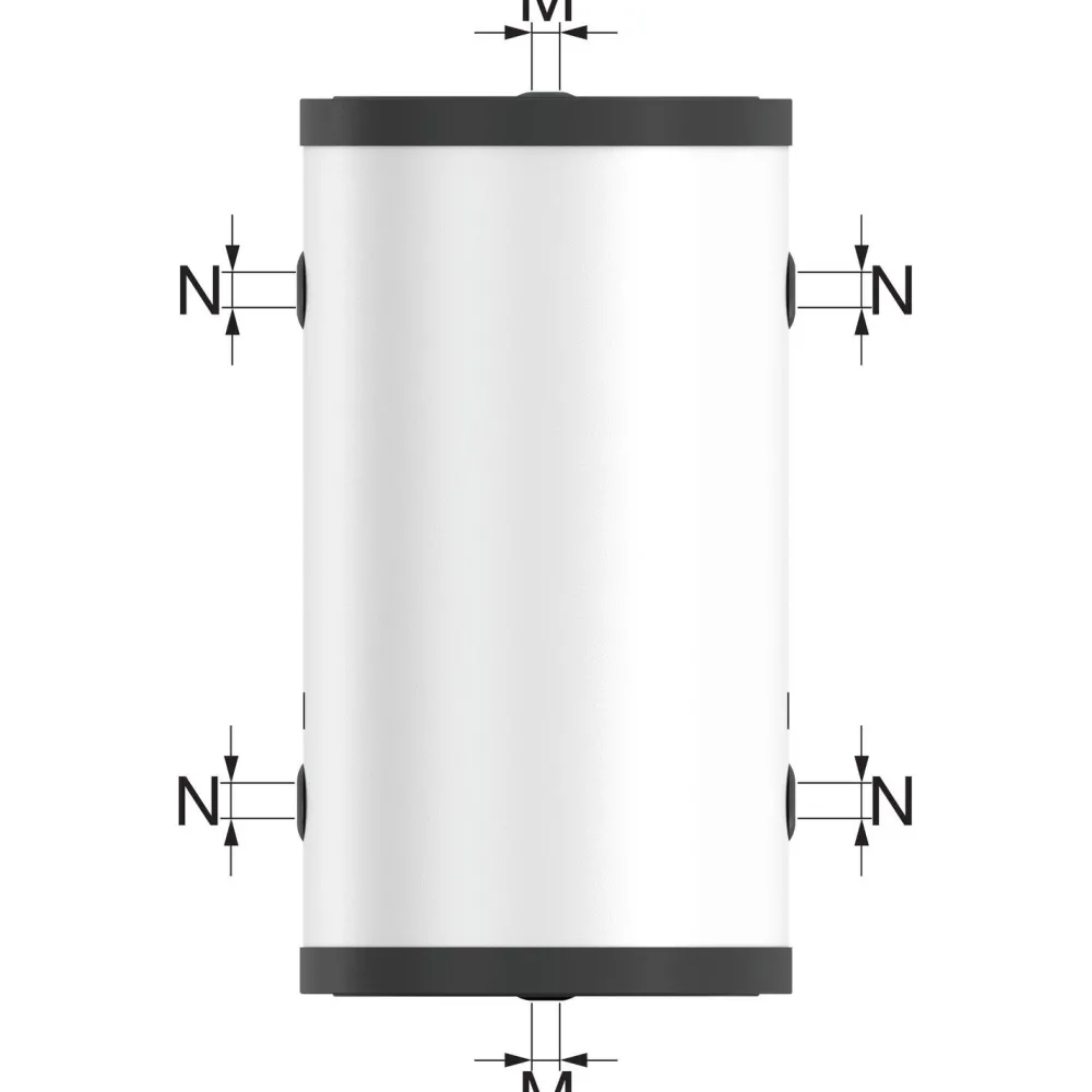 Puskurivaraaja Flextherm PS-H+ 50, teräs, 10bar*Flamco Discount