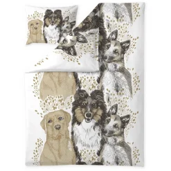Pussilakanasetti Ystävykset, 150x210cm, beige*Vallila Outlet