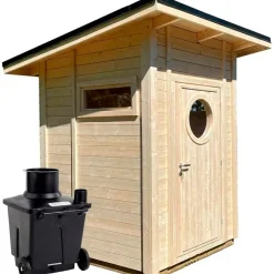 Puucee-paketti 2.25 m² Green Toilet -kompostikäymälällä Puuceet Ja Ulkohuussit|Puuceet Ja Ulkohuussit