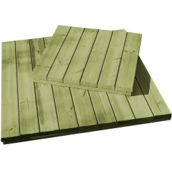New Puulaatta L1680 800x800x16 mm vihreä Terassin Sisustus|Terassilaatat