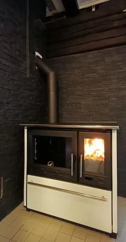 Puuliesi 850 8kW valkoinen vasenkätinen*Plamen New