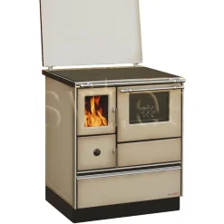 Puuliesi Alfa 70 LUX lasiovella, 6,3 kW, 65 m2, hormilähtö oikealla*SVT Discount
