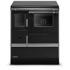 Puuliesi Alfa 70 LUX lasiovella, 6,3 kW, 65 m2, hormilähtö oikealla*SVT Discount
