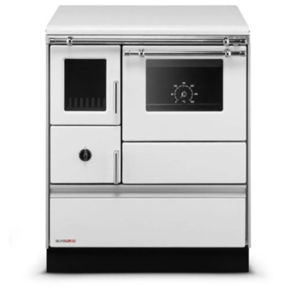Puuliesi Alfa 70 LUX lasiovella, 6,3 kW, 65 m2, hormilähtö oikealla*SVT Discount