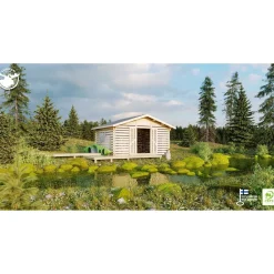 Puuliiteri 593 Malla, 12m²*Luoman Lillevilla