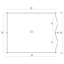 Puuliiteri Tobias 19,6 m²*Tene