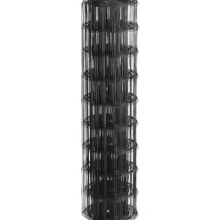 Online Puutarha-aita 10x10cm 0,9x25m 0% PVC musta Aitaverkot