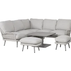 Puutarhakalustesetti MARENDA 4-osainen, harmaa/beige*Home4you Discount