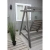 New Puutarhakeinu katoksella Pelle 165cm harmaa Pihakeinut