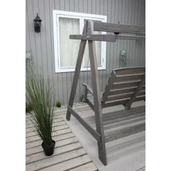 New Puutarhakeinu katoksella Pelle 165cm harmaa Pihakeinut