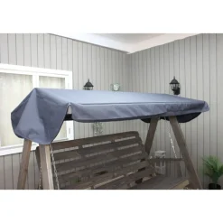 New Puutarhakeinu katoksella Pelle 165cm harmaa Pihakeinut