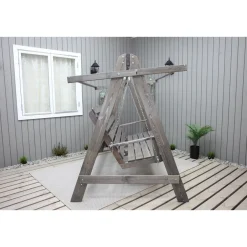 New Puutarhakeinu katoksella Pelle 165cm harmaa Pihakeinut