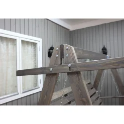 New Puutarhakeinu katoksella Pelle 165cm harmaa Pihakeinut