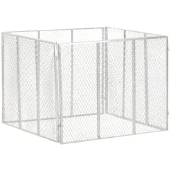 Puutarhakomposti 100x100x77 cm galvanoitu rauta (46150)*FinePRICE Best