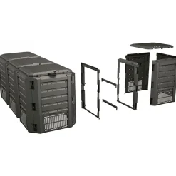 Puutarhakompostori Compo, 1200L musta*AB Polar Online