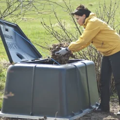 Puutarhakompostori 900 L harmaa*Biolan Sale