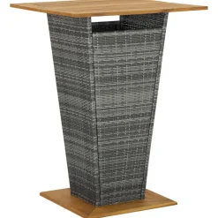 Sale Puutarhan bistrosarja 3-osainen harmaa (64869) Parvekekalusteet