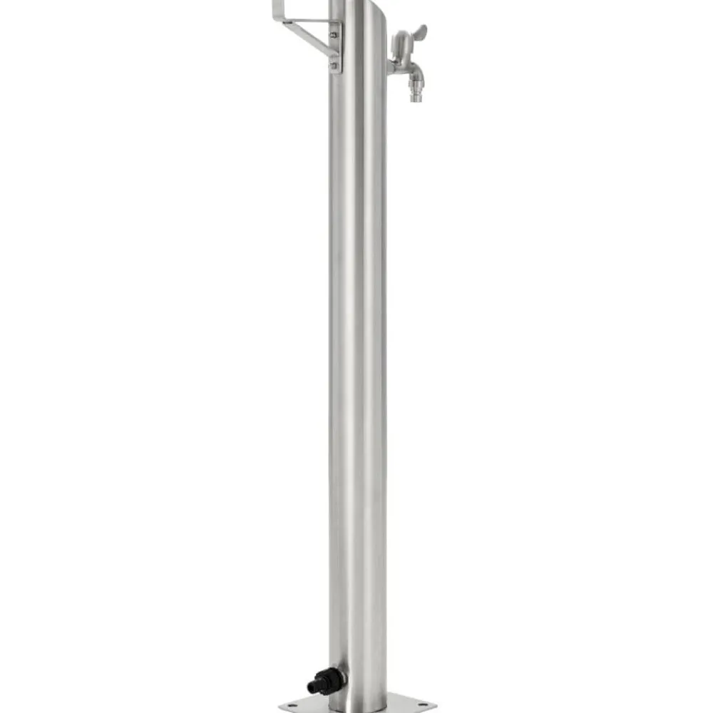 Puutarhan hanapylväs pyöreä ruostumaton teräs 95 cm*FinePRICE New