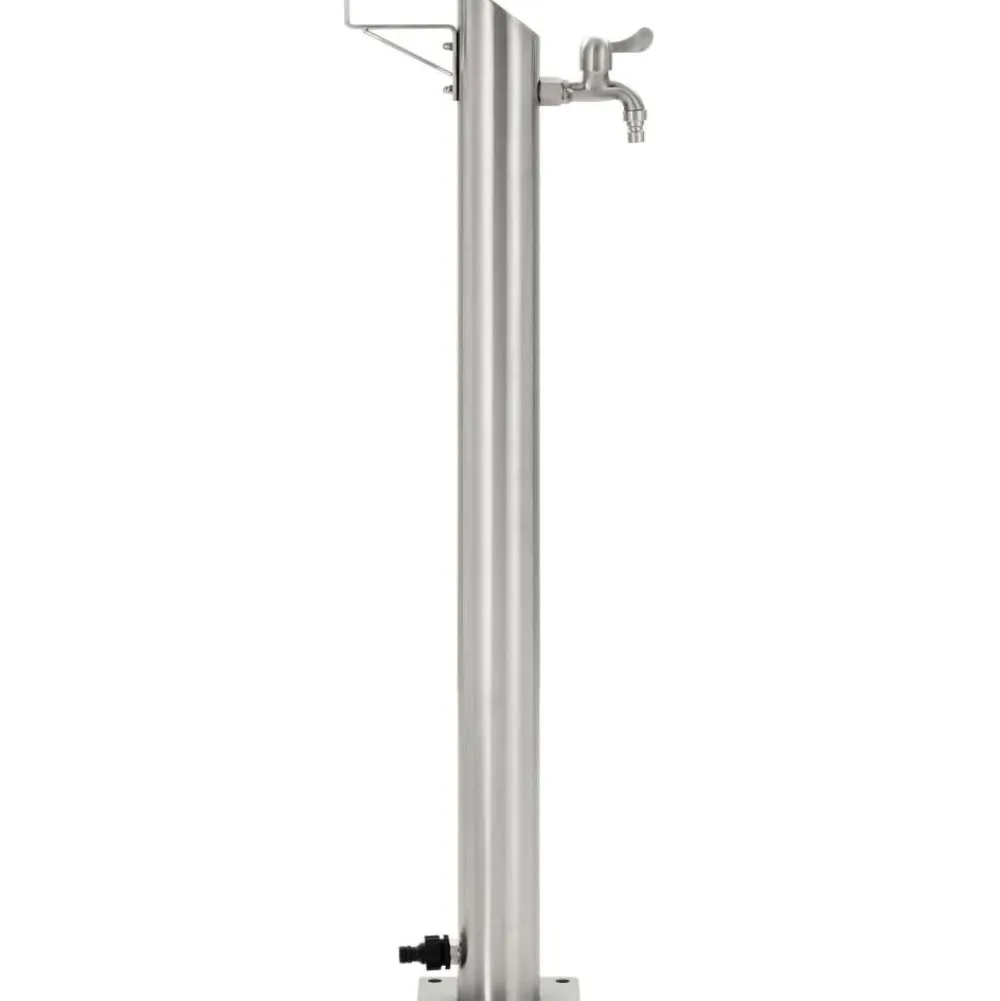 Puutarhan hanapylväs pyöreä ruostumaton teräs 95 cm*FinePRICE New