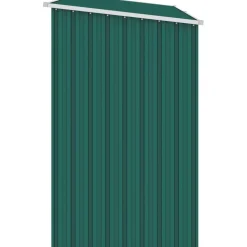 Puutarhan polttopuuvaja vihreä 245x98x159cm galvanoitu teräs*FinePRICE Sale