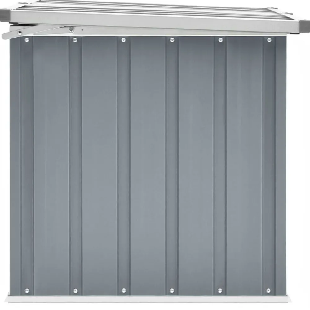 Puutarhan säilytyslaatikko 109x67x65 cm harmaa*FinePRICE Online